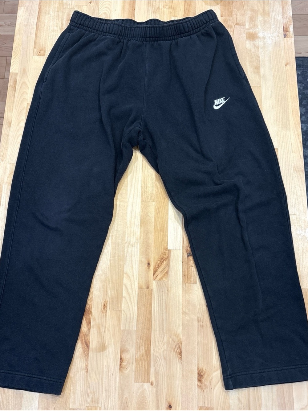Nike Sportswear Club Fleece Sweatpants Mens 2XL Black RN56323 Side Pockets